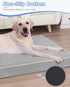 KSIIA Orthopedic Dog Bed for Crate Large Dog Bed - Image 7