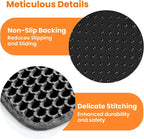 Cat Litter Mat, 24x18 Inches Large Double Layer Honeycomb Cat Litter Trapping - Image 8