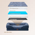 EHEYCIGA Orthopedic XL Dog Bed for Large Sized Dog, Waterproof Liner & Washable - Image 5