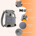 Dog Carrier Backpack, Pet Front Carrier Backpack Legs Out Dog Chest Carrier - Image 3