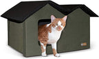 K&H Pet Products Extra-Wide Outdoor Cat House by KHPetProducts