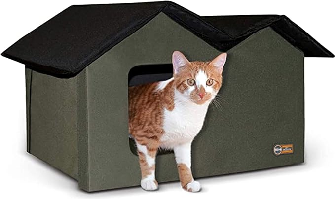 K&H Pet Products Extra-Wide Outdoor Cat House by KHPetProducts
