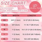 Valentine's Dog Collar, UP URARA PUP Pink Heart in Red Adjustable Pet Collar - Image 7