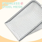 Metal Cat Litter Scoop, Sturdy Litter Cleaner Corner Shovel, Stainless Steel - Image 6