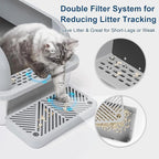 Enclosed Stainless Steel Cat Litter Box - Image 3