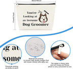 Dog Groomer Gift for Women Makeup Bag Pet Grooming Present Cosmetic Bag Dogs - Image 2