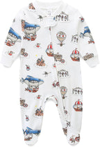 Unisex Baby Boy and Girl Zipper Onesie Toddler Footie One-Piece Infant Romper by BabymineStartFromTheHeart