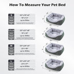 INVENHO Dog Bed Medium Size, Orthopedic Warming Soft Calming Sleeping Durable - Image 5