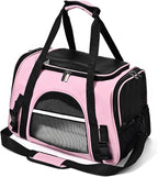 Dog Cat Carrier Soft for Small Pet Up to 16 Lbs TSA Airline Approved Travel by Unknown