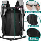 PetAmi Dog Backpack Carrier for Small Large Cat, Ventilated Pet Hiking Backpack - Image 5