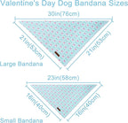 Summer Dog Bandana, UP URARA PUP Strawberry and Bowknot Triangle Bid Scarf - Image 2