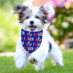 4th of July Dog Bandanas, Patriotic Holiday Party Pet Decorations 2 Pack - Image 2
