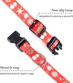 Christmas Dog Collar with Buckle Adjustable Safety Nylon Collars - Image 4