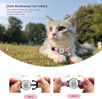 Personalized Cat Collar with Name TAG, Adjustable Tough Nylon Cat ID Collars - Image 2