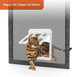 NAMSAN Cat Screen Door, Flap Opening 8.3 x 10.3 inches, Doggie Door - Image 7