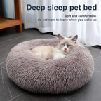 Dog Bed for Small Medium Large Dogs Cats, 20 inch Calming Washable-Round Cozy - Image 8