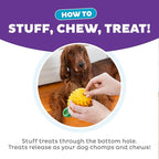 Outward Hound Dental Pineapple Dog Toy & Treat Stuffer, 6.8″ x 3.3″ - Image 4