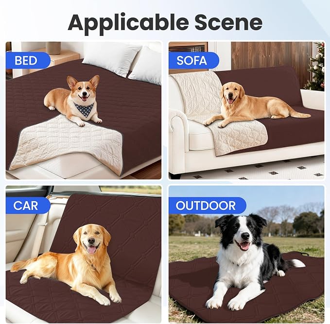 Waterproof Dog Bed Cover Pet Blanket, Soft Couch Cover - Image 5