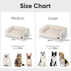 FUKUMARU Cute Dog Bed, Thickened Orthopedic Dogs Couch, 36in Egg Crate Foam Pet - Image 6