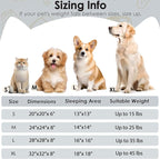 Dogs Bed for Small Dogs, Anti-Anxiety Washable Round Bed - Image 2