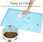 Ptlom Dog Food Mat Anti-Slip Dog Bowl Mats - Image 6