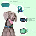 Roses&Poetry Collars for Dogs, Adjustable Reflective Durable Pet Collars for - Image 3