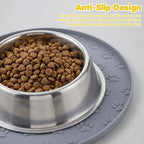 Silicone Pet Food Mat, Dog Dish Mat, Dog Cat Food Mats Small, Silicone Mats - Image 7
