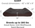 Furhaven Replacement Dog Bed Cover Ultra Plush Faux Fur & Suede Contour Luxe - Image 3