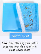 Large Disposable Bird Cage Tray Liners，34'' X 22'' Plastic Parakeet Cage Liner - Image 4