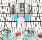 Stainless Steel Removable Pet Food Bowl, Anti-overturn Water Feeder Container - Image 4