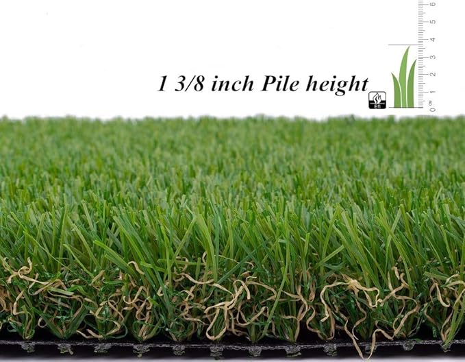 ALTRUISTIC Artificial Grass 9FTX56FT, Realistic Fake Grass Deluxe Turf - Image 7