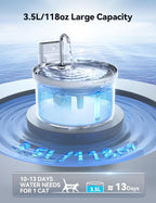 Wireless Cat Water Fountain FEELNEEDY Automatic Pet Water Dispenser - Image 6