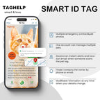 QR Code + Airtag Cat Collar, 2-in-1 Breakaway Safety Collar - Image 8