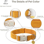 Cute Corduroy Dog Collar - Image 3