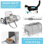 Soft-Sided Cat Carrier for Pets Up to 15lbs, Airline Approved Under-Seat Travel - Image 2