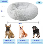 Calming Dog Bed for Medium Dogs Washable Donut 30 inches Anti-Slip Pet Bed - Image 6