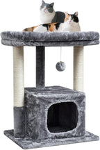 SYANDLVY 27IN Cat Tree for Indoor Cats Large Adult, Modern Activity Tower by SYANDLVY