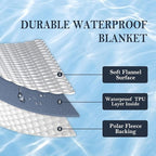 Waterproof Blanket 80"x90" for Adults, Reversible Waterproof Bed Cover for Dogs - Image 2