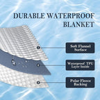 Waterproof Blanket 60"x80" for Adults, Reversible Waterproof Bed Cover for Dogs - Image 2