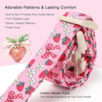 Strawberry Bow Dog Collar for Large Dogs - Image 4