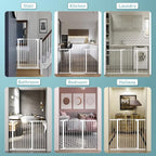 Fairy Baby 38" Extra Tall Dog Gates Indoor, 81.9"-84.6" Extra Wide Baby Gates - Image 8