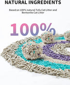 PETKIT Mixed Cat Litter Fast Clumping, Ultra Absorbent, 100% Natural - Image 7