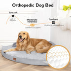 Large Dog Bed - XL Orthopedic Egg-Crate Memory Foam Dog Beds - Image 2