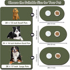 Pet Feeding Mat – 20''x12'' Absorbent Dog Food Mat, Pet Water Mats Protect Floor - Image 3