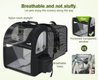Pecute Pet Carrier Backpack, Large Cat Carrier Backpack, Expandable cat Backpack - Image 3