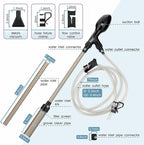 hygger Small Gravel Vacuum for Aquarium, Manual 80GPH Aquarium Gravel Cleaner - Image 6