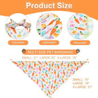 Easter Dog Bandana Large 2PCS, Colorful Scarf - Image 3