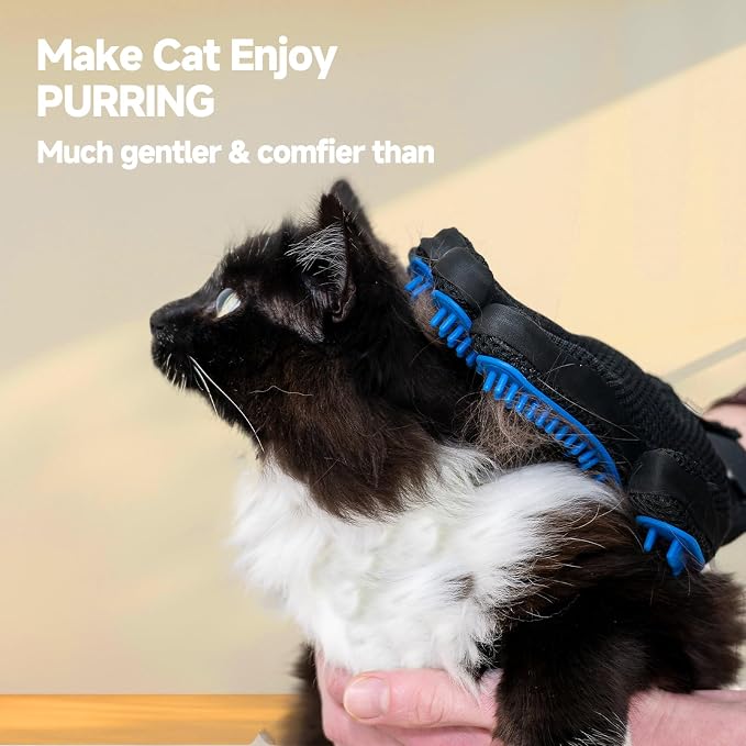 3 PCS Pet Hair Removal Glove and Pet Grooming Glove Kit - Image 9