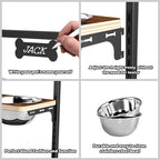 Elevated Dog Bowls with Slow Feeder - Image 5