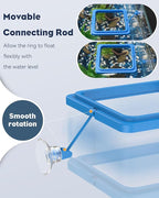 Pawfly 2 Pcs Fish Feeding Ring for Aquarium – Round and Square Floating Food - Image 5